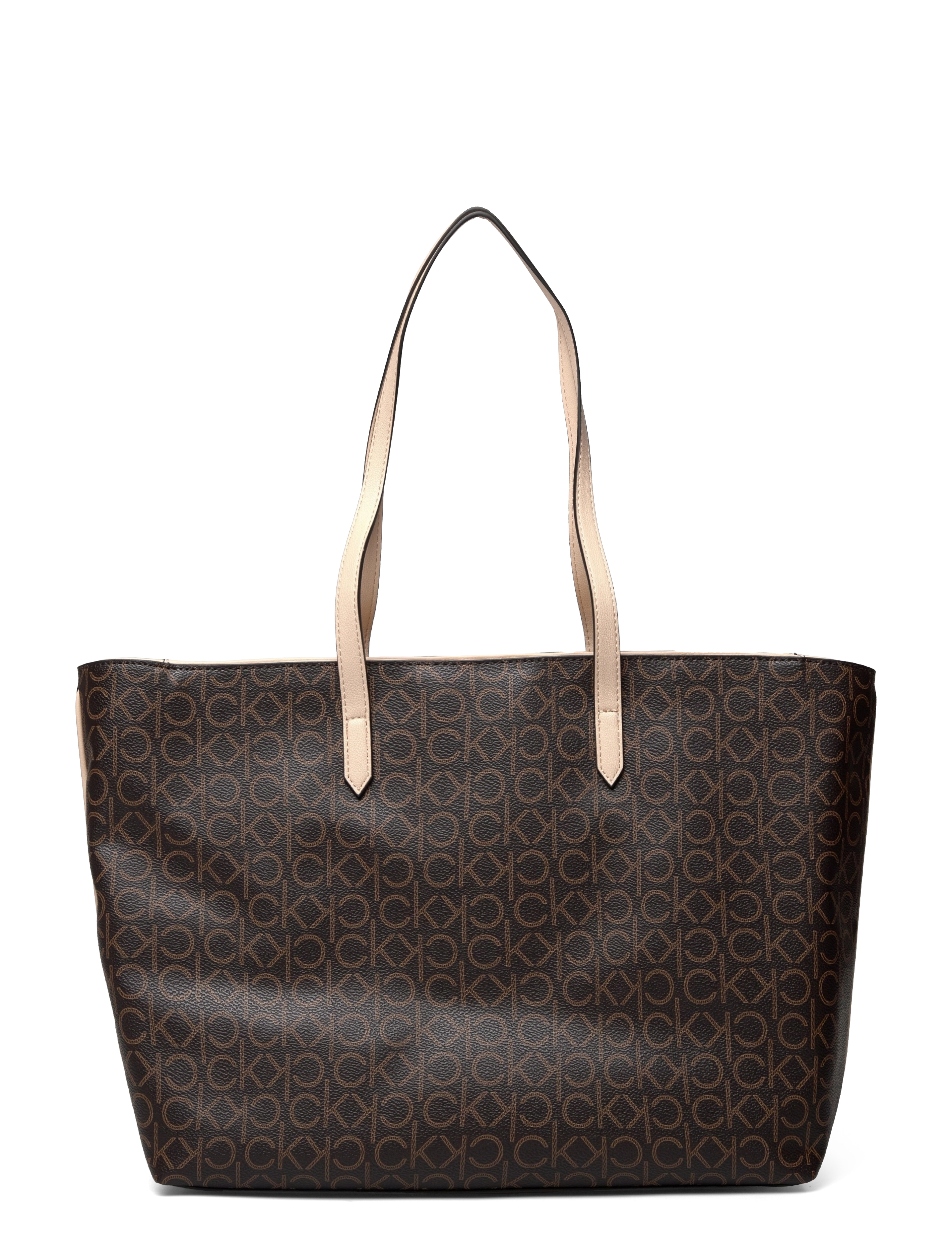 Calvin Klein - SHOPPER MD - brown mono mix - 1