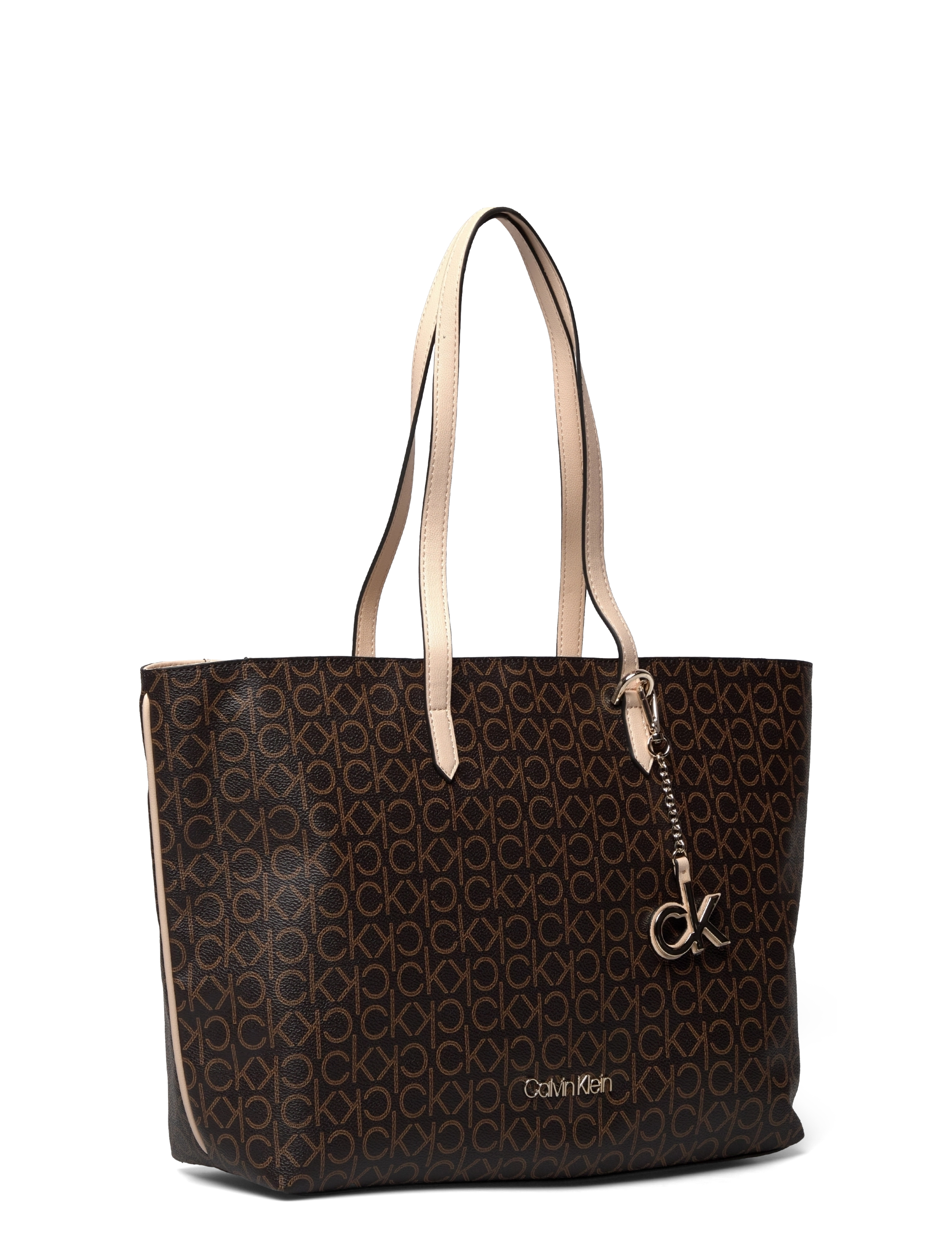 Calvin Klein - SHOPPER MD - brown mono mix - 2