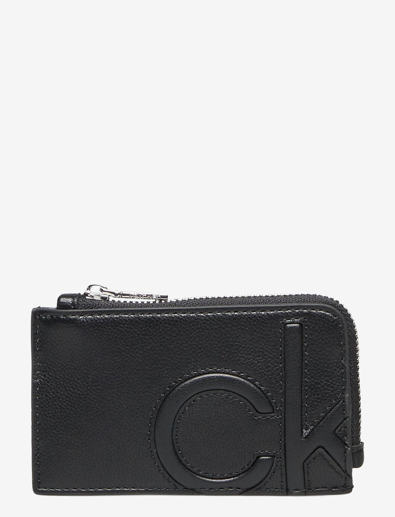 CARDHOLDER W/ZIP - CK BLACK