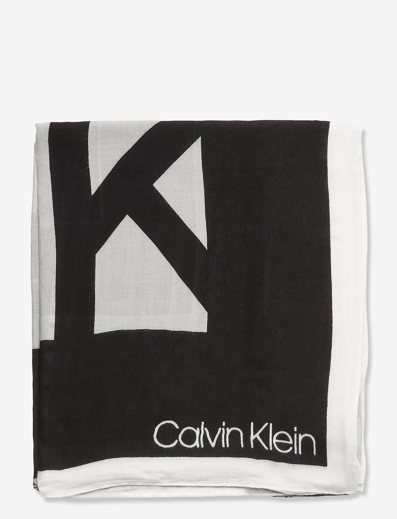 Calvin Klein - SCARF PR 130 x 130 - black mix - 1