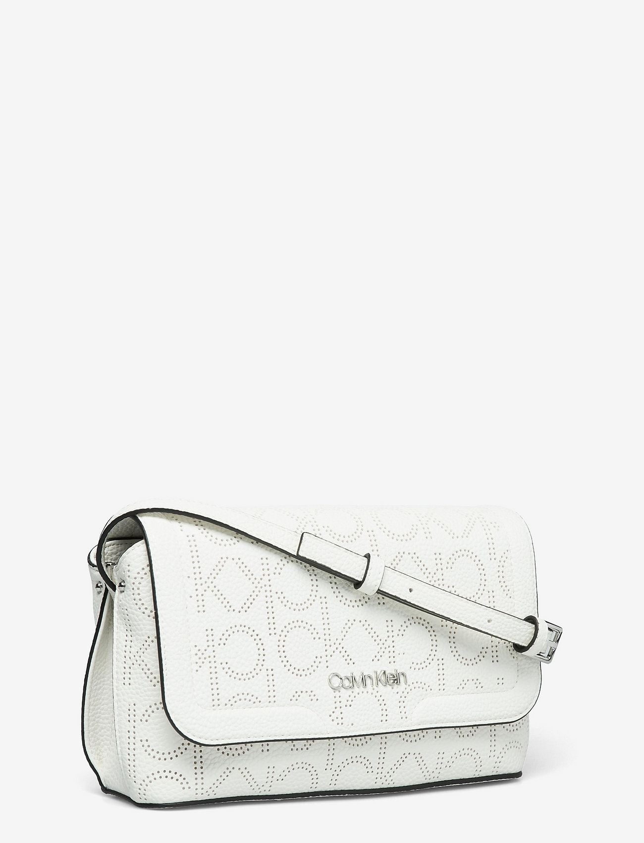 Calvin Klein - EW FLAP XBODY PF - white perf - 2