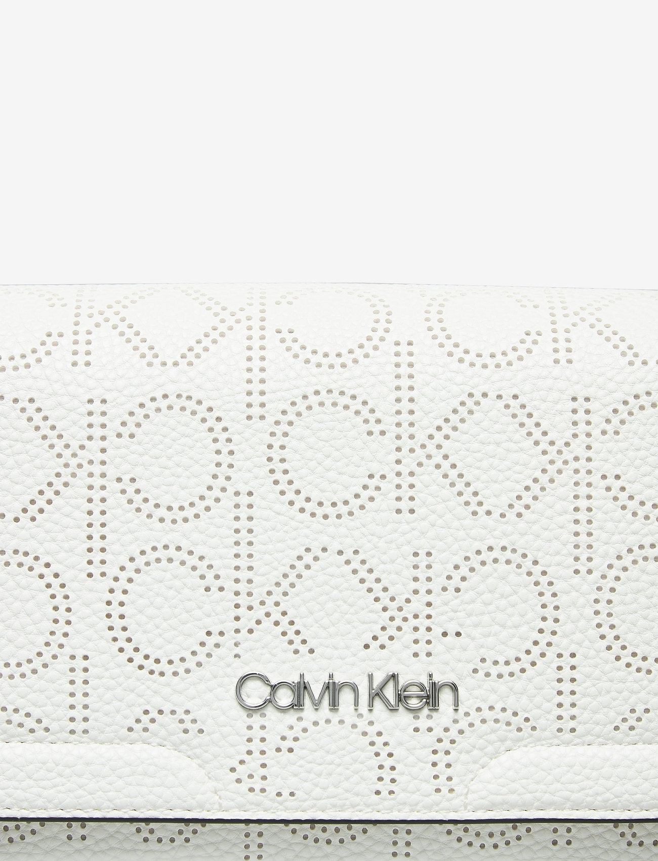 Calvin Klein - EW FLAP XBODY PF - white perf - 3