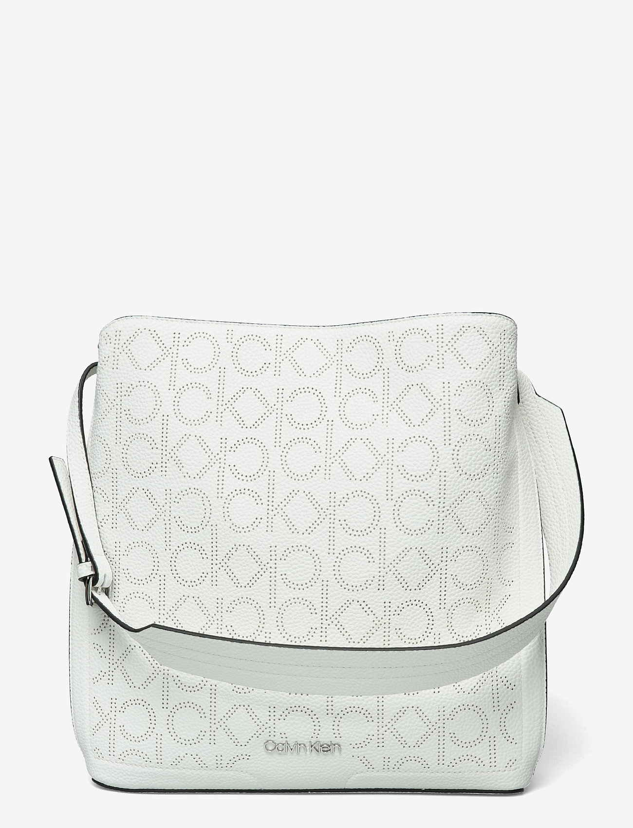Calvin Klein - HOBO LG PF - white perf - 0