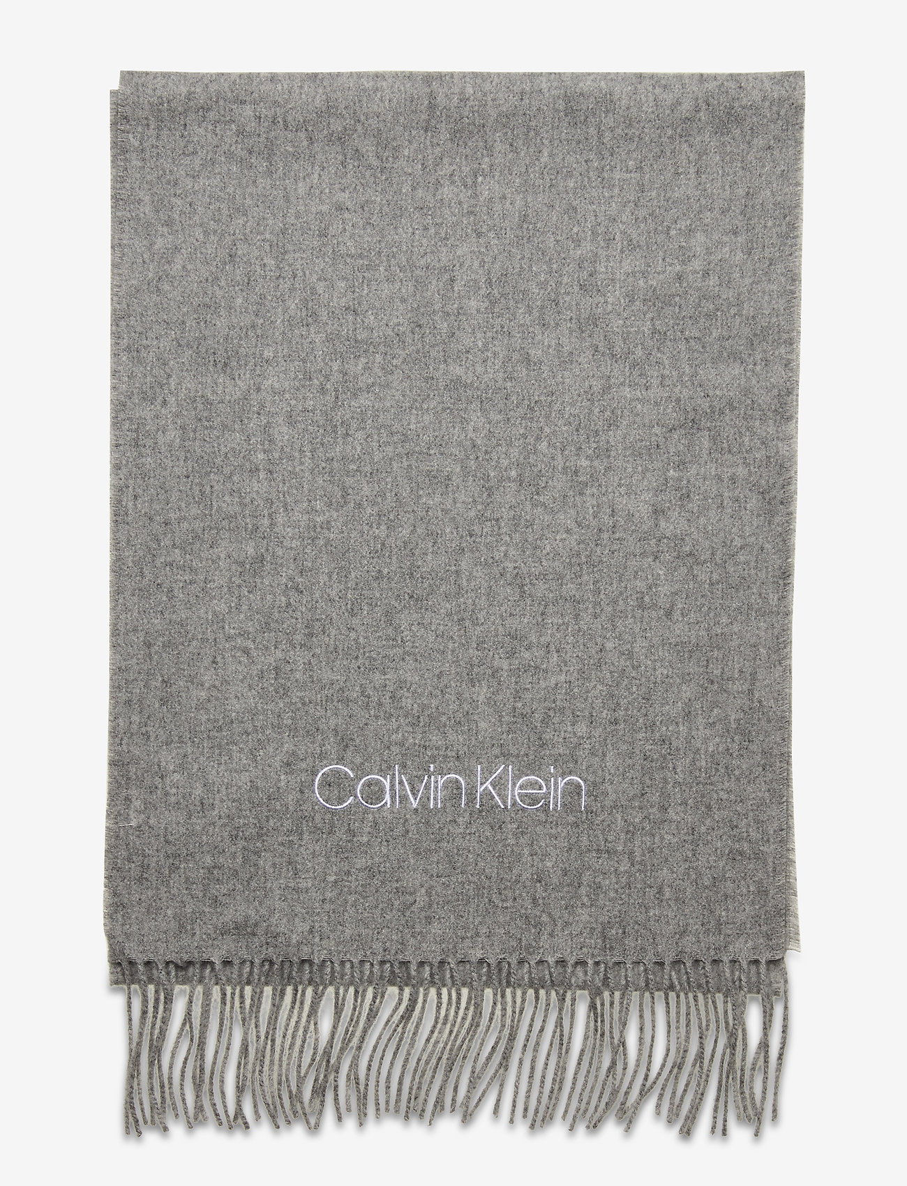Calvin Klein - WOVEN SCARF 35X180CM - mid grey heather - 1