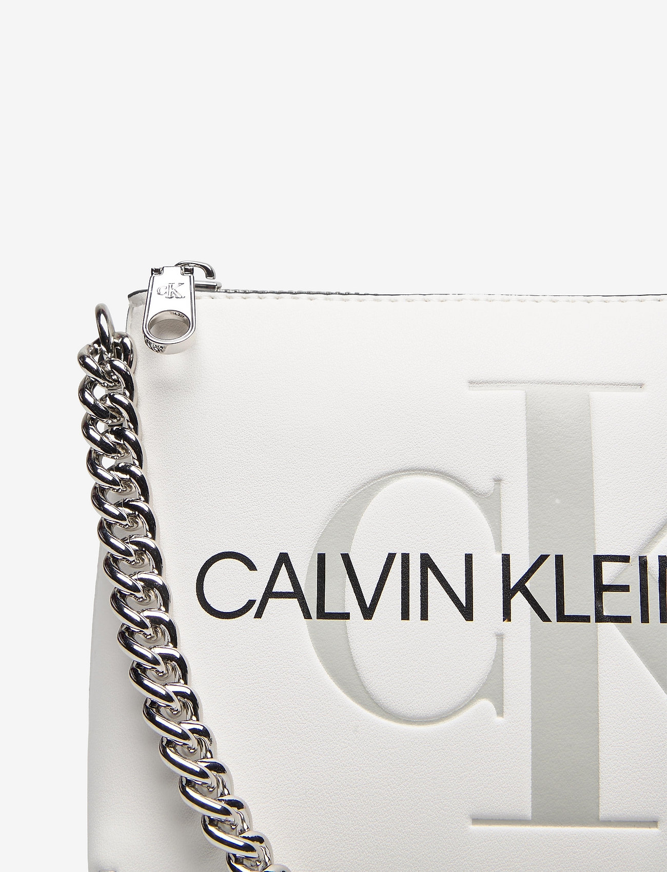 Calvin Klein - CAMERA POUCH W/CHAIN - bright white - 3