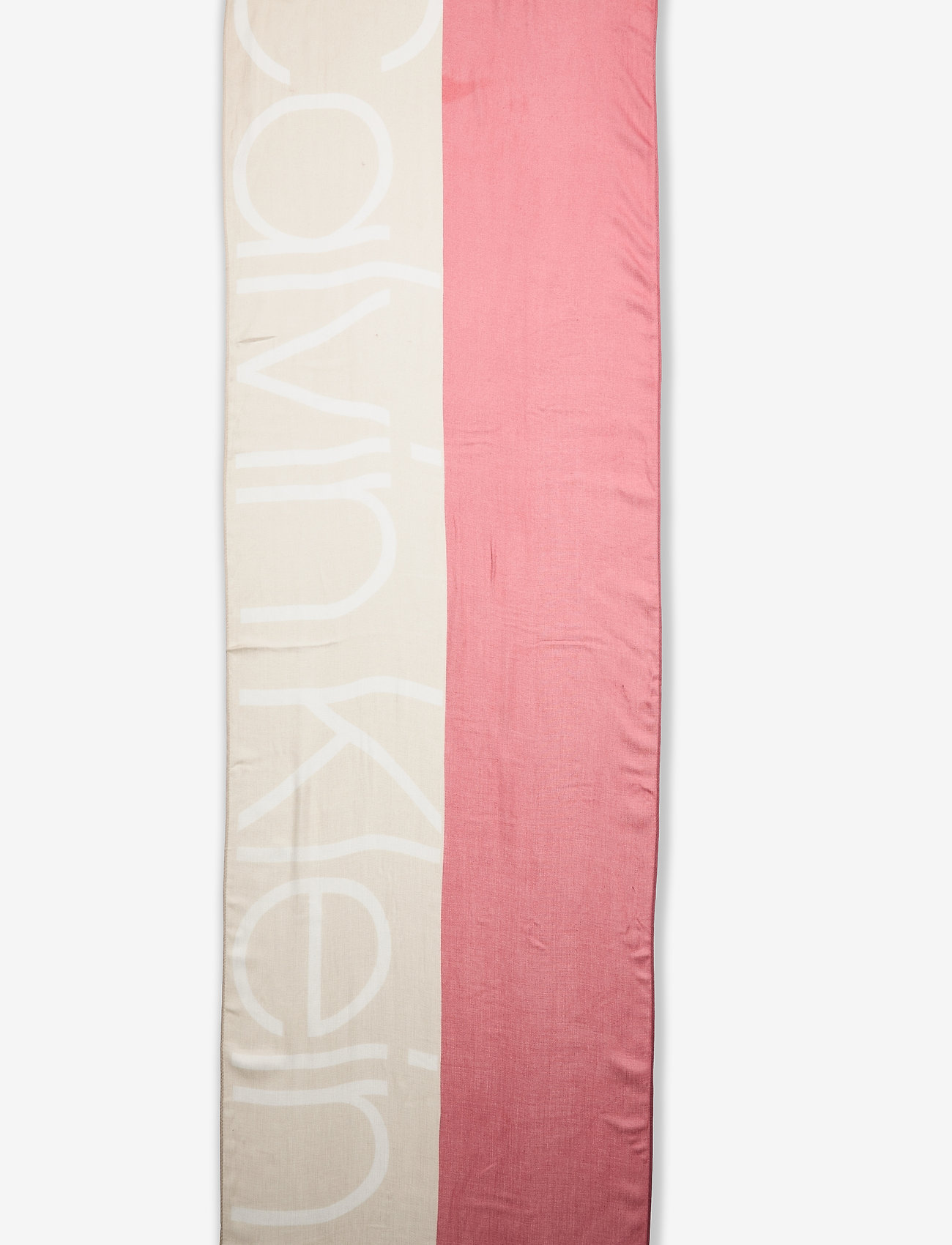 Calvin Klein - SCARF 40X180 - shadow rose / birch mix - 2