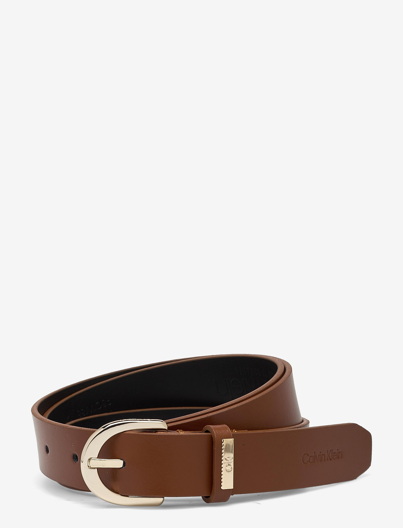 Calvin Klein - CK MUST ROUND BELT 25MM - caramel - 0