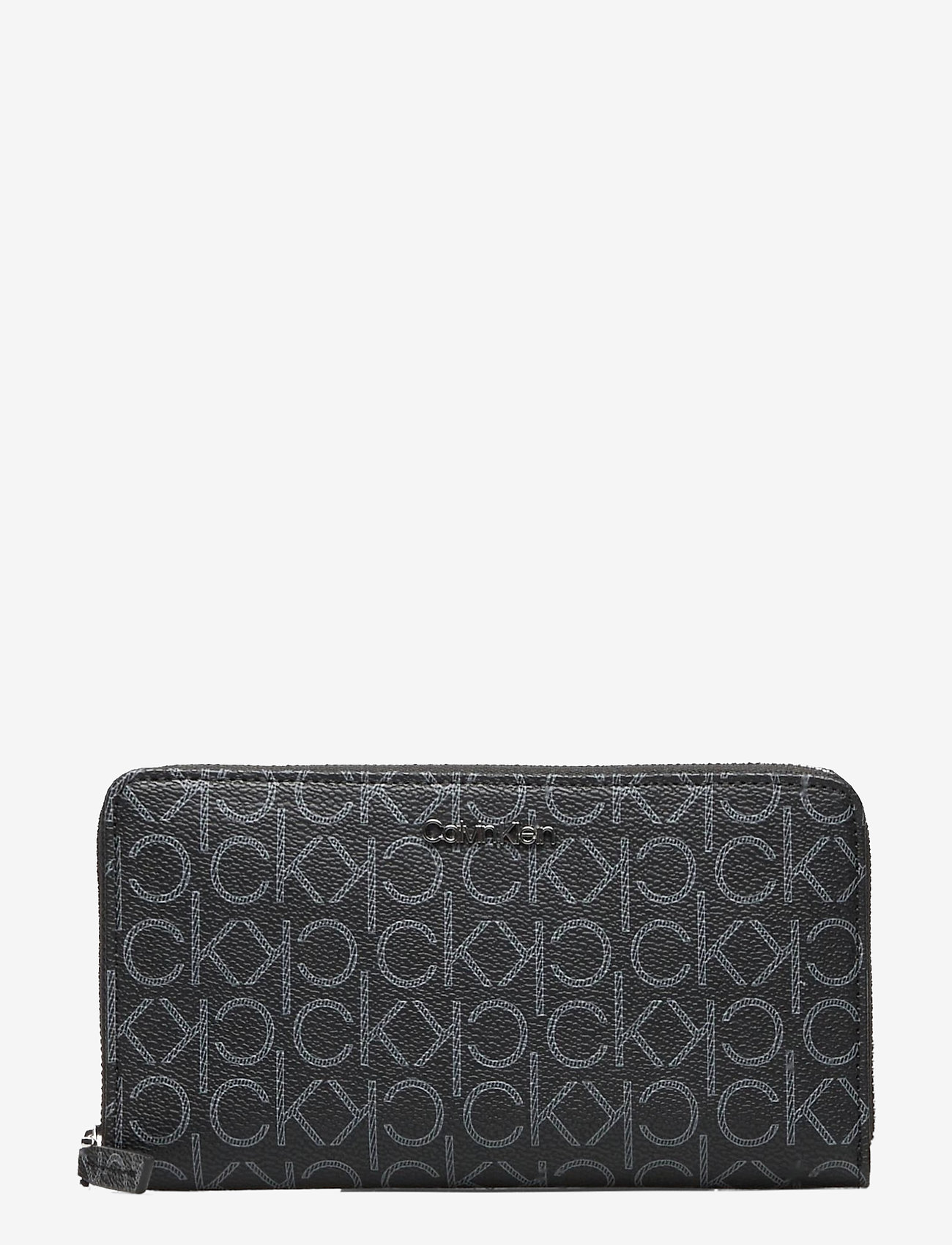 Calvin Klein - Z/A WALLET XL MONOGRAM - black mono - 0
