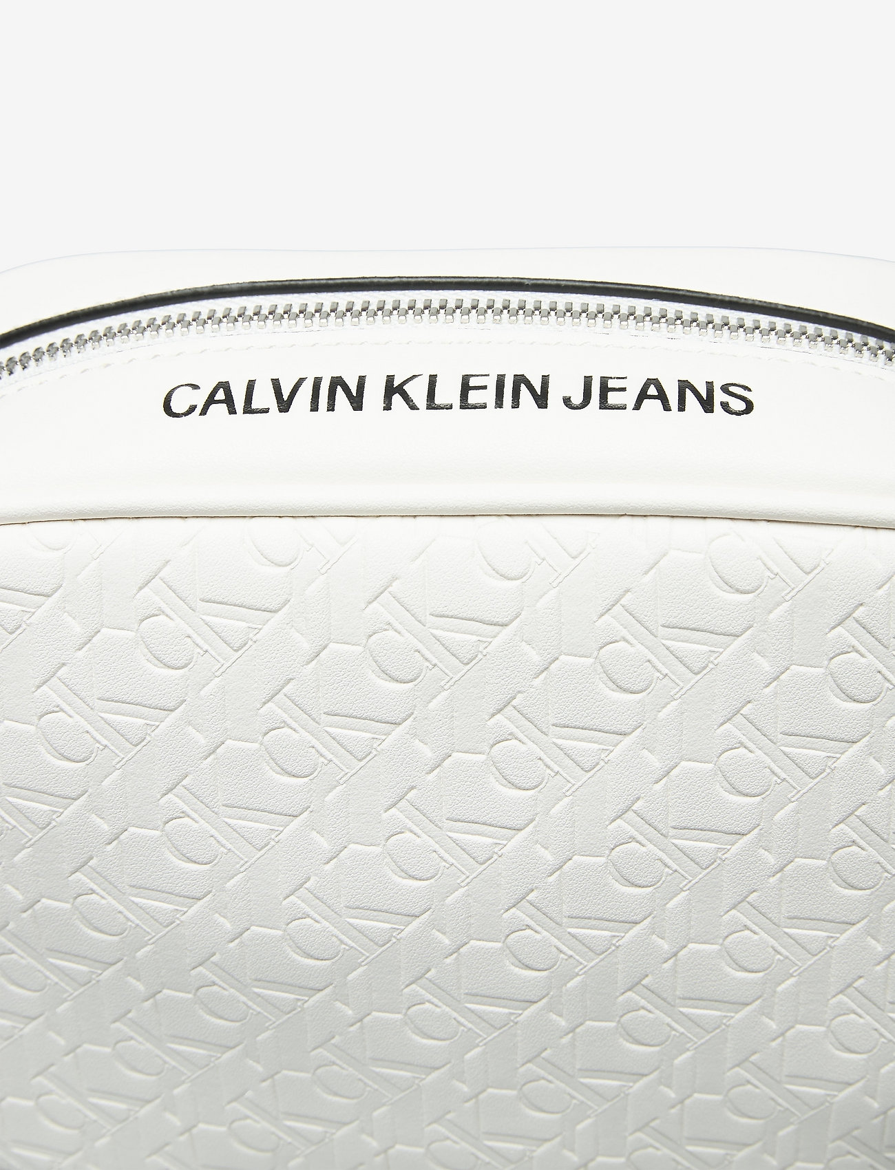 Calvin Klein - CAMERA BAG AOP - bright white - 3
