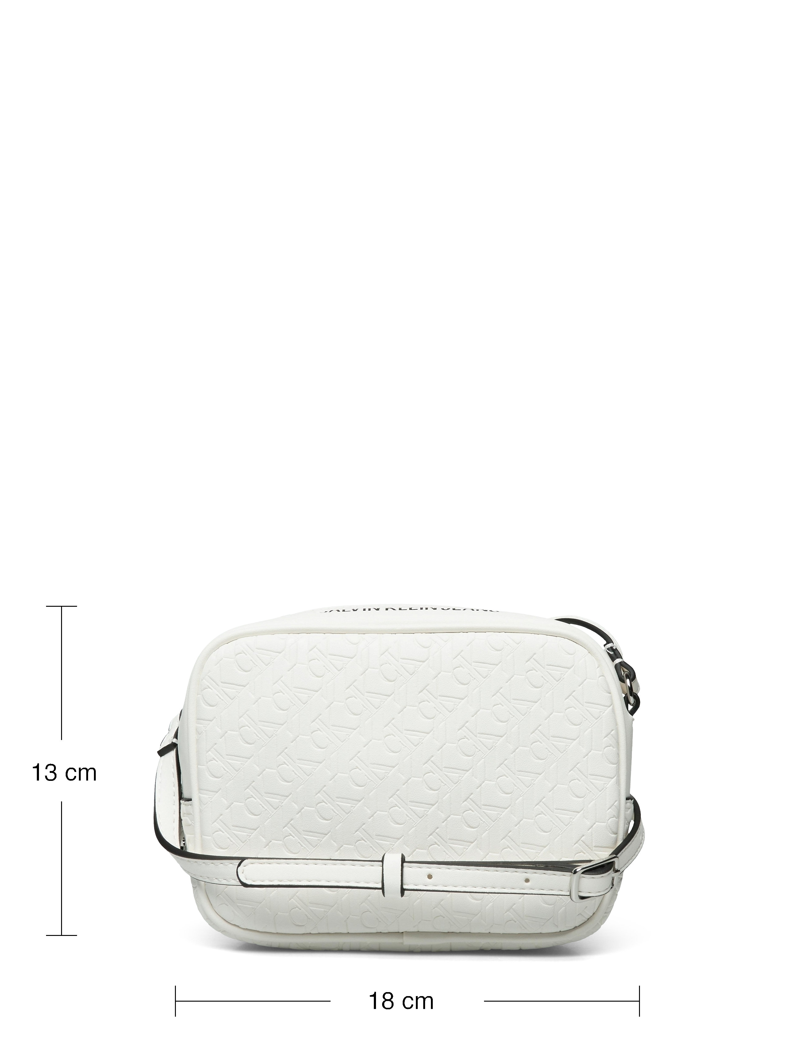 Calvin Klein - CAMERA BAG AOP - bright white - 5