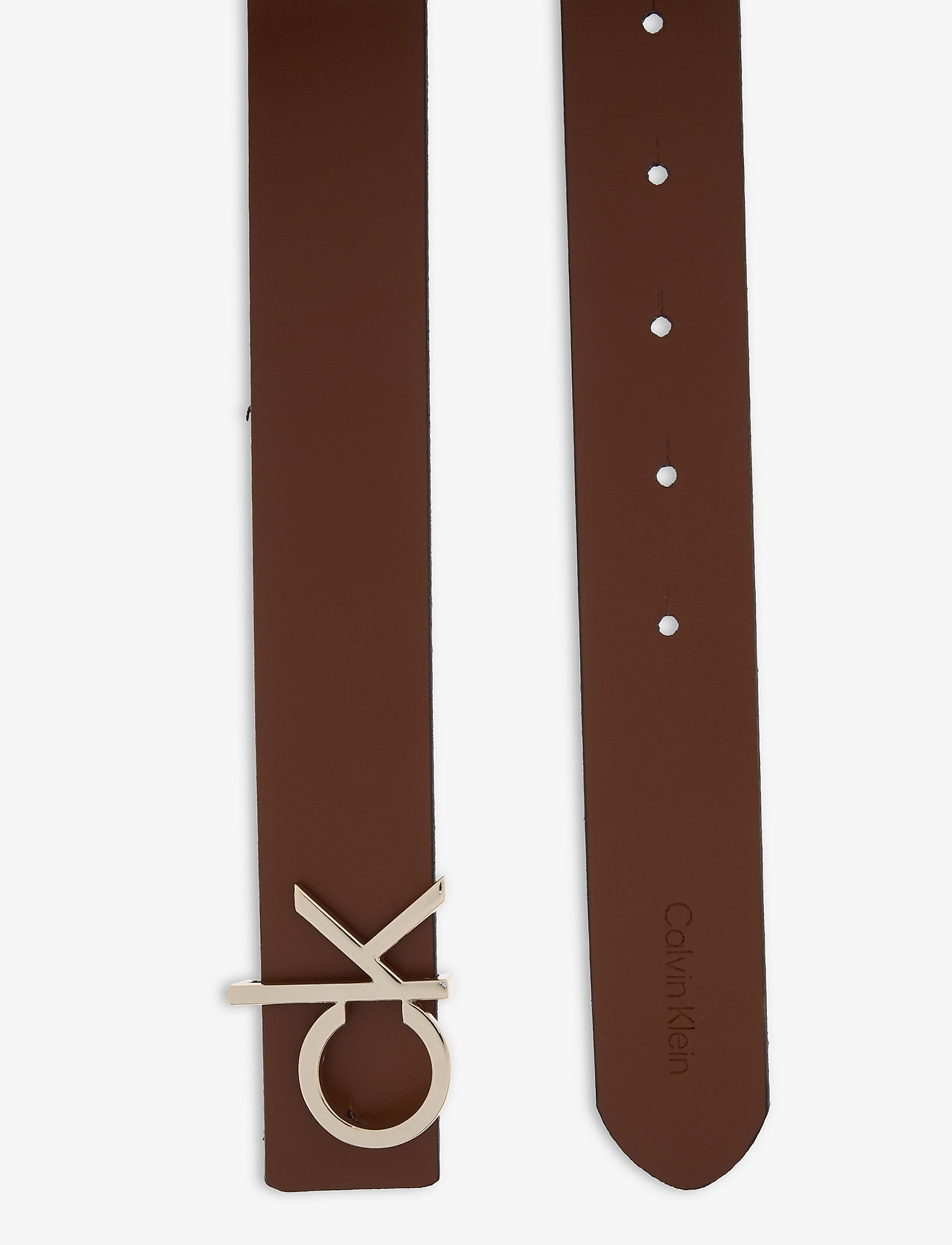 Calvin Klein - MONO MIX CK LOGO REV BELT 30MM - brown mono / caramel - 2