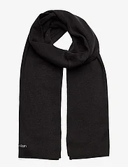 Calvin Klein - ESSENTIAL KNIT SCARF 30X180 - halstørklæder - ck black - 0