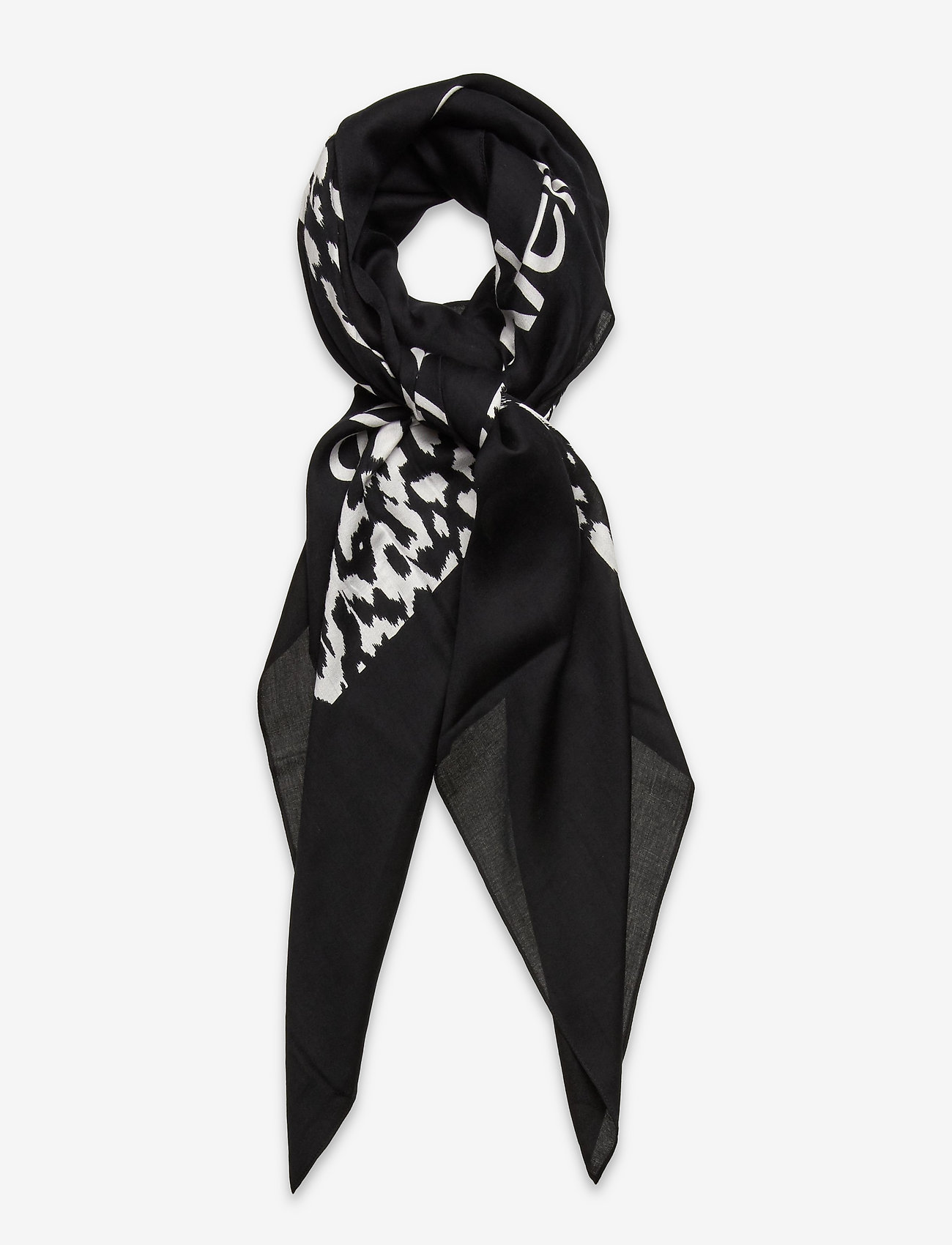 Calvin Klein - SCARF RTW 130X130 - rtw pixelated leo print - 0