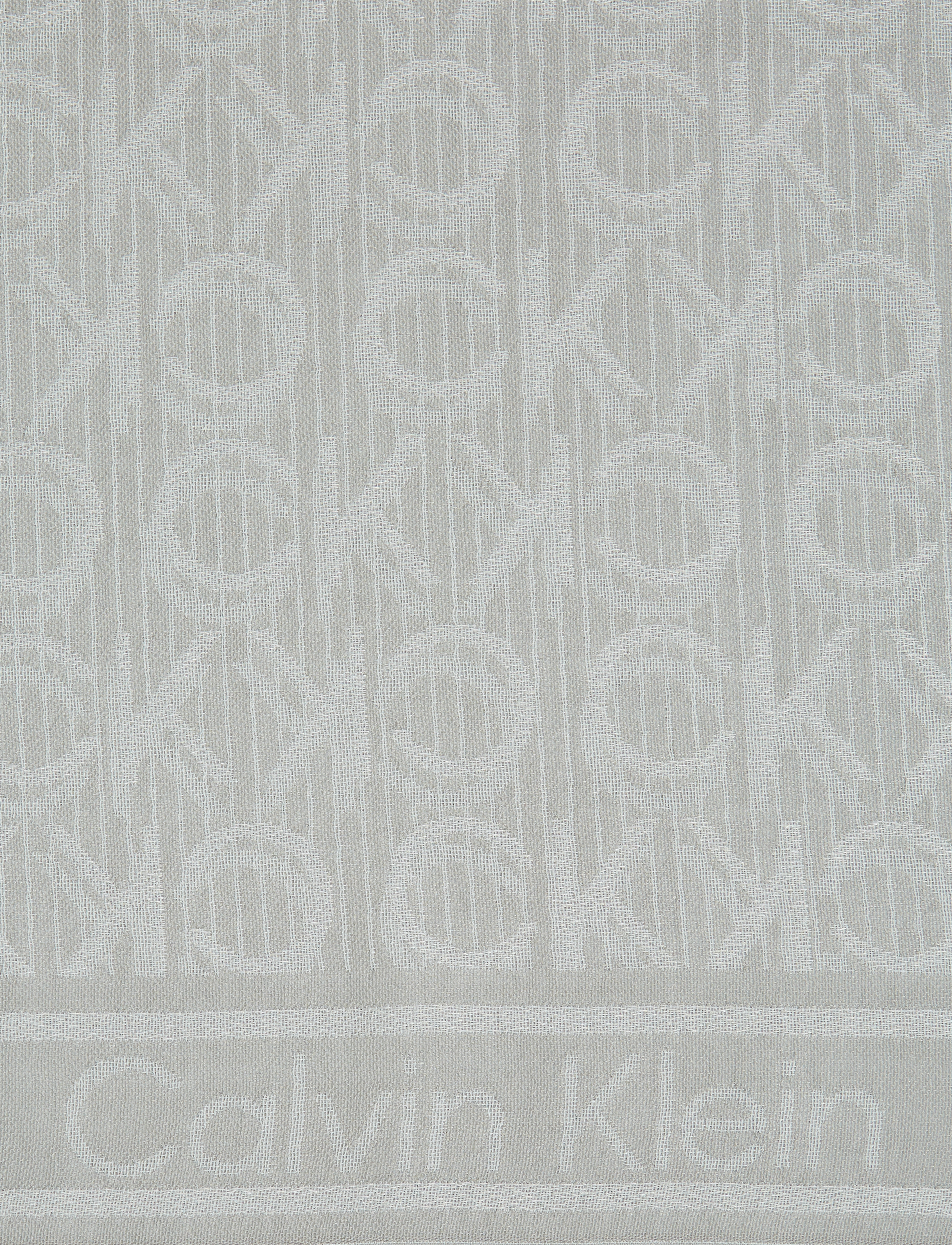 Calvin Klein - MONOGRAM JACQUARD SCARF 130X130 - pigeon - 2