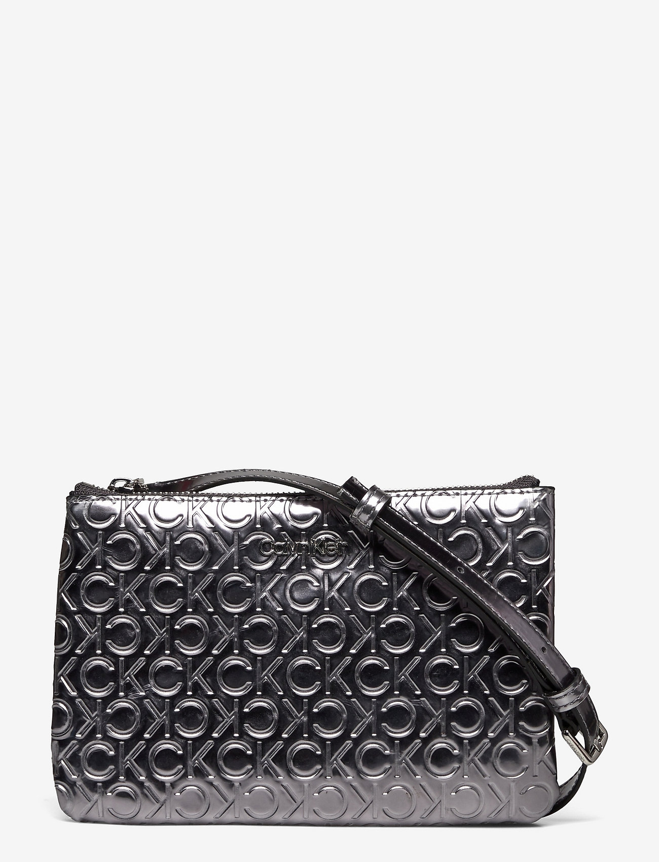 Calvin Klein - CK MUST EW DBL XBODY EM MONO - dark silver - 0