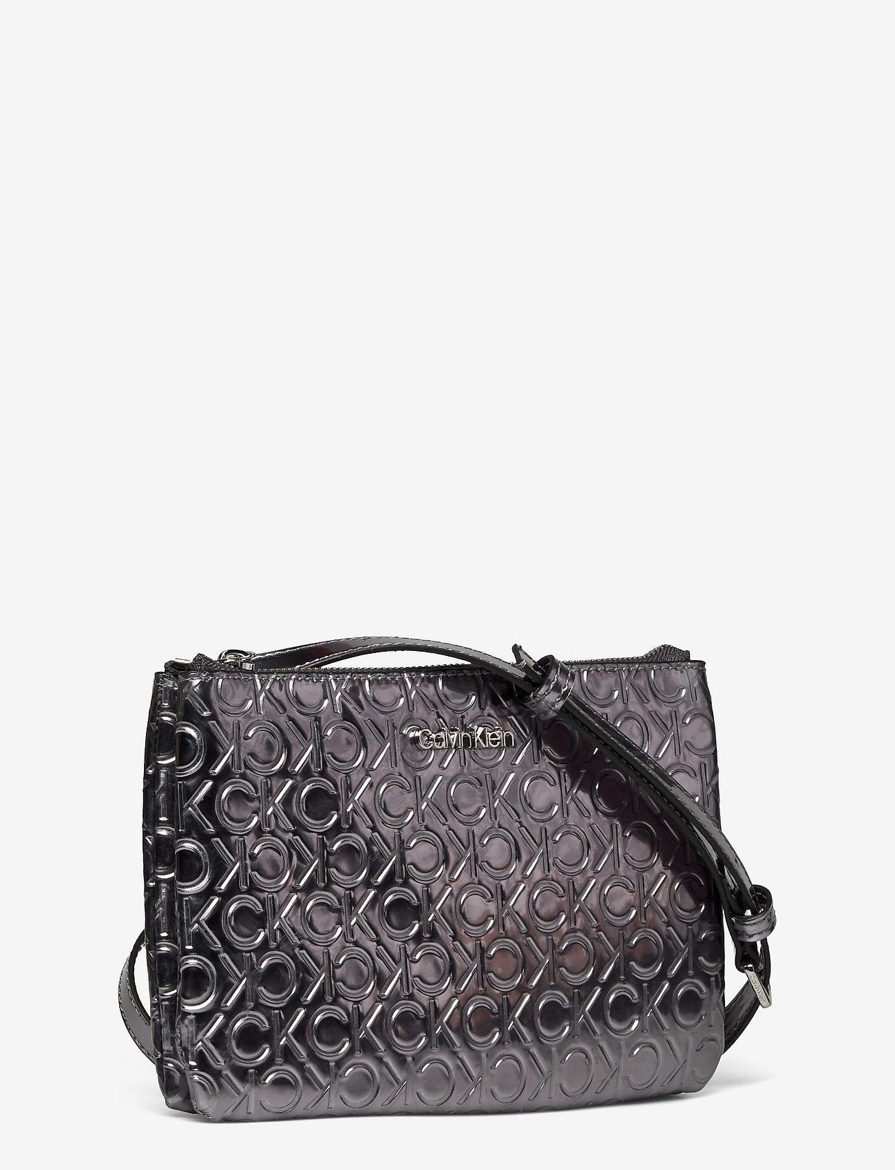 Calvin Klein - CK MUST EW DBL XBODY EM MONO - dark silver - 2