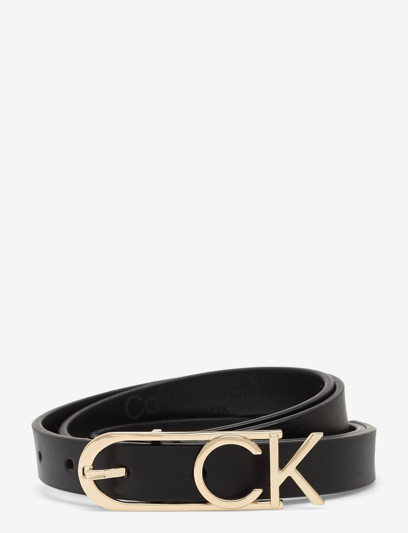 Calvin Klein - RE-LOCK CAPITAL CK LOGO 2CM BELT - ck black - 0