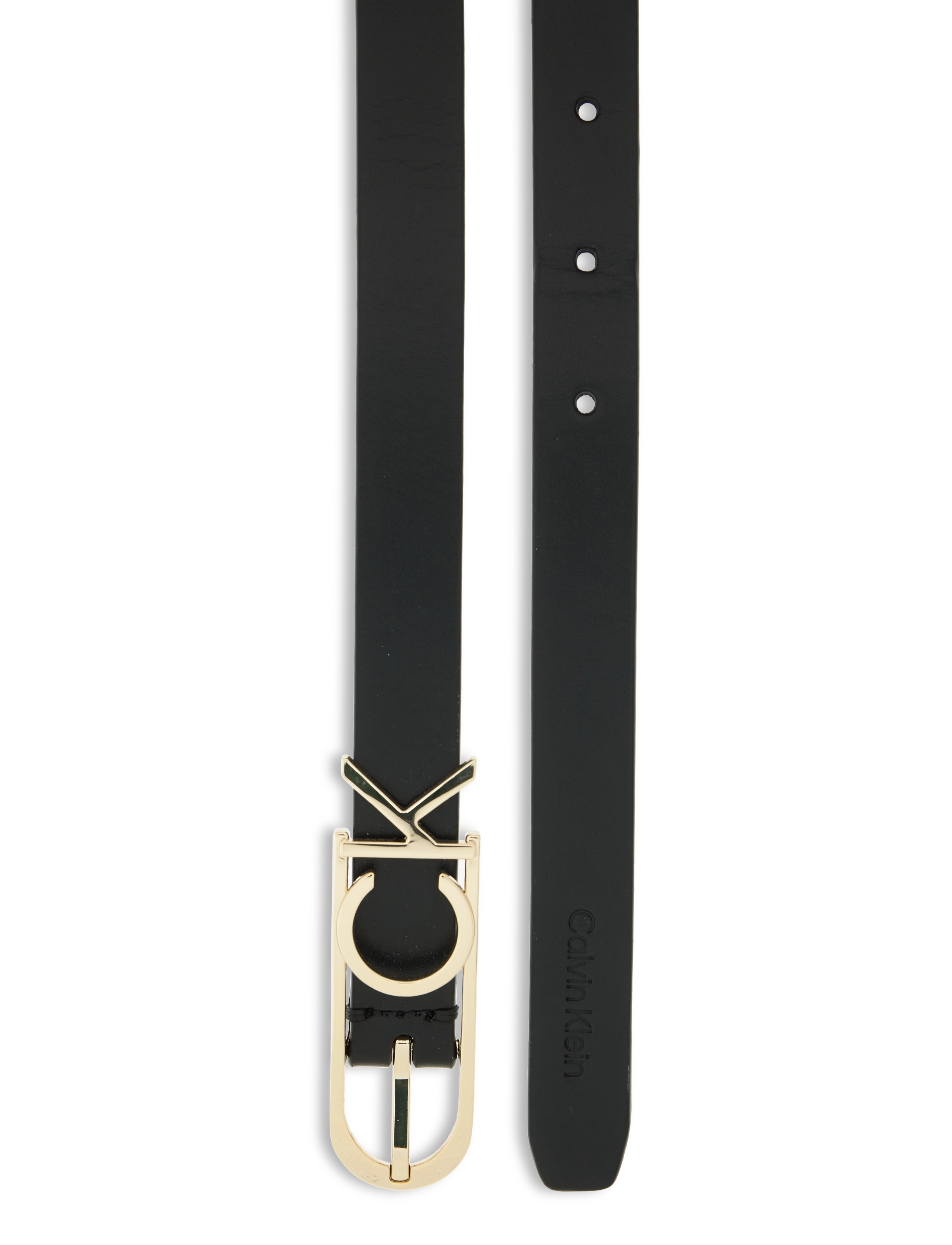 Calvin Klein - RE-LOCK CAPITAL CK LOGO 2CM BELT - ck black - 1