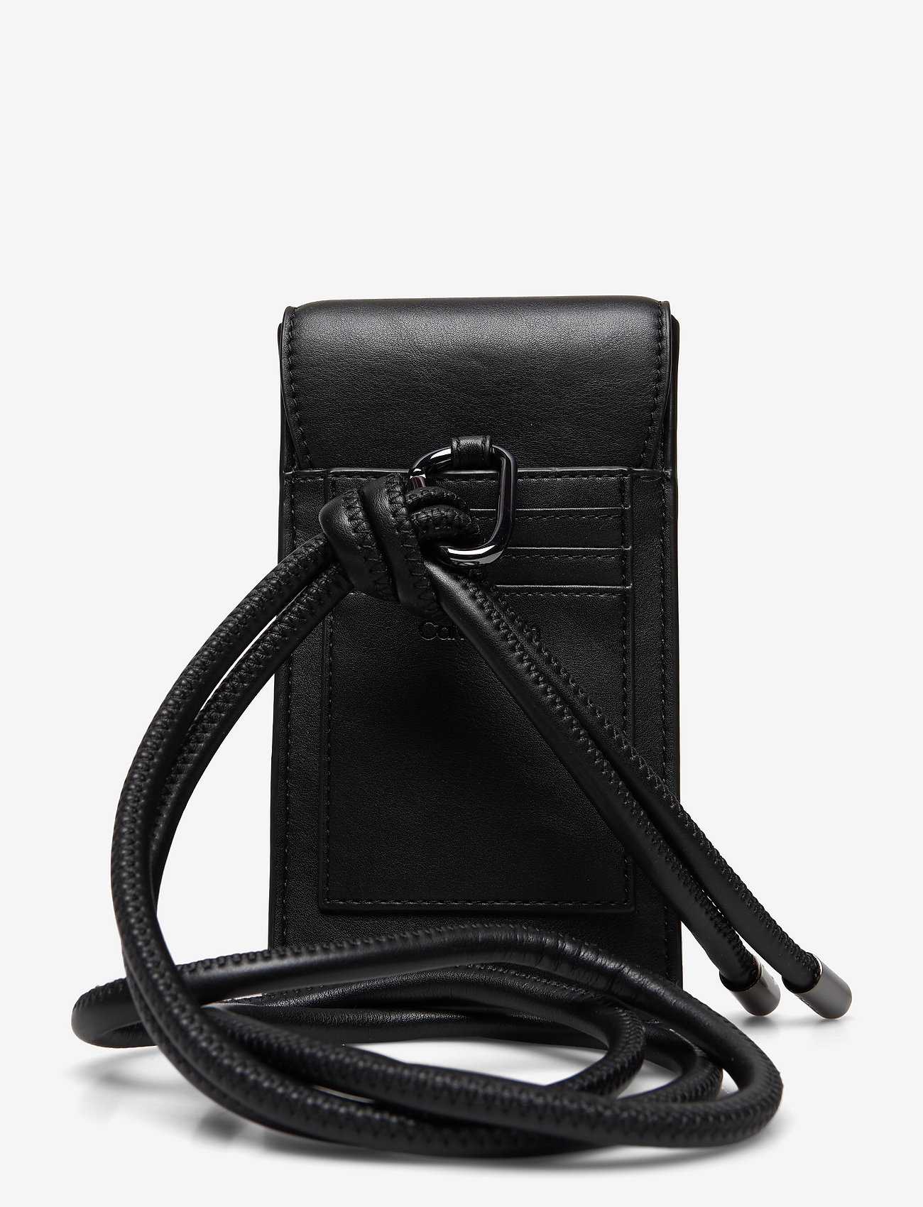 Calvin Klein - ROPED PHONE POUCH - ck black - 1