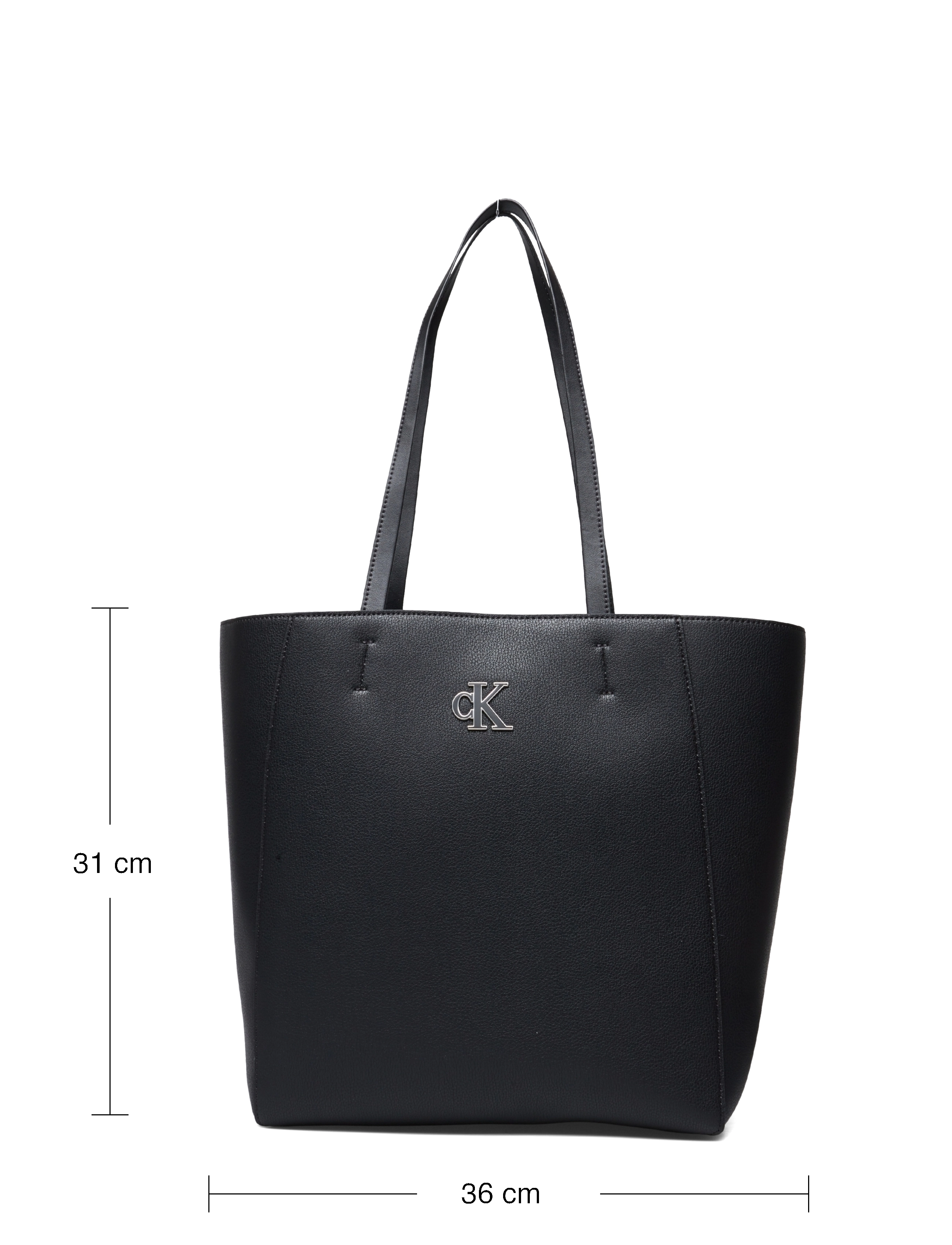 Calvin Klein - MINIMAL MONOGRAM SHOPPER32 - black - 4