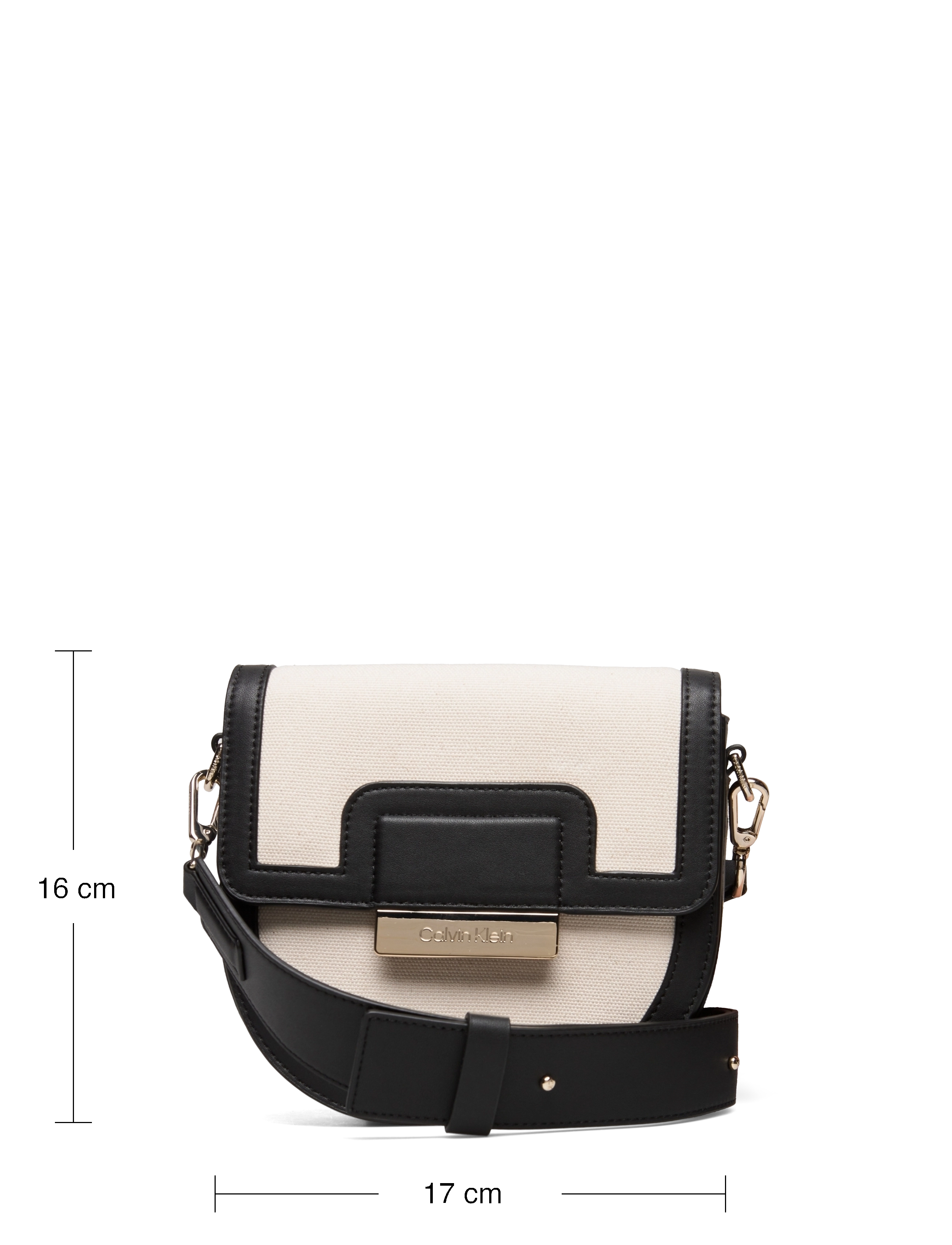 Calvin Klein - CK CORE SADDLE BAG SM CNVS - sand - 4