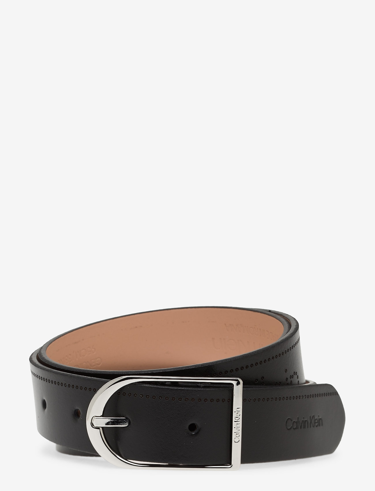 Calvin Klein - CK MUST BRIDGE 3CM BELT PERF - ck black - 0