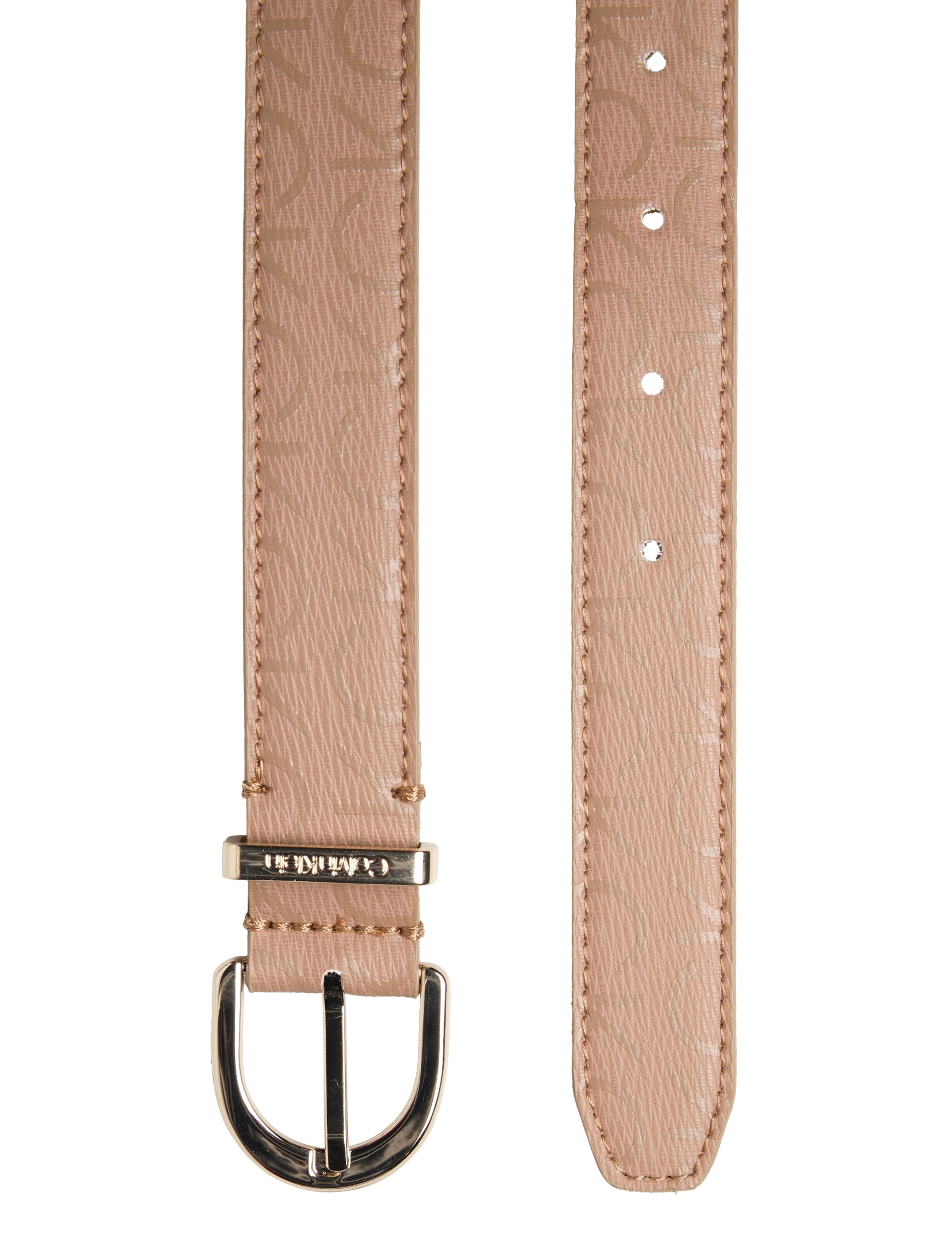 Calvin Klein - CK MUST RND BELT 25MM EPI MONO - safari canvas mono - 1