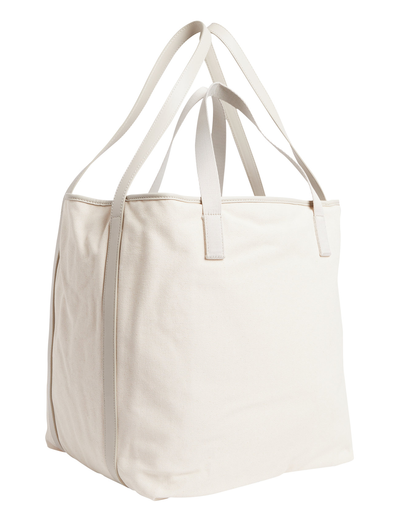 Calvin Klein - CK SUMMER SHOPPER LG REFIB - tote bags - stoney beige - 1