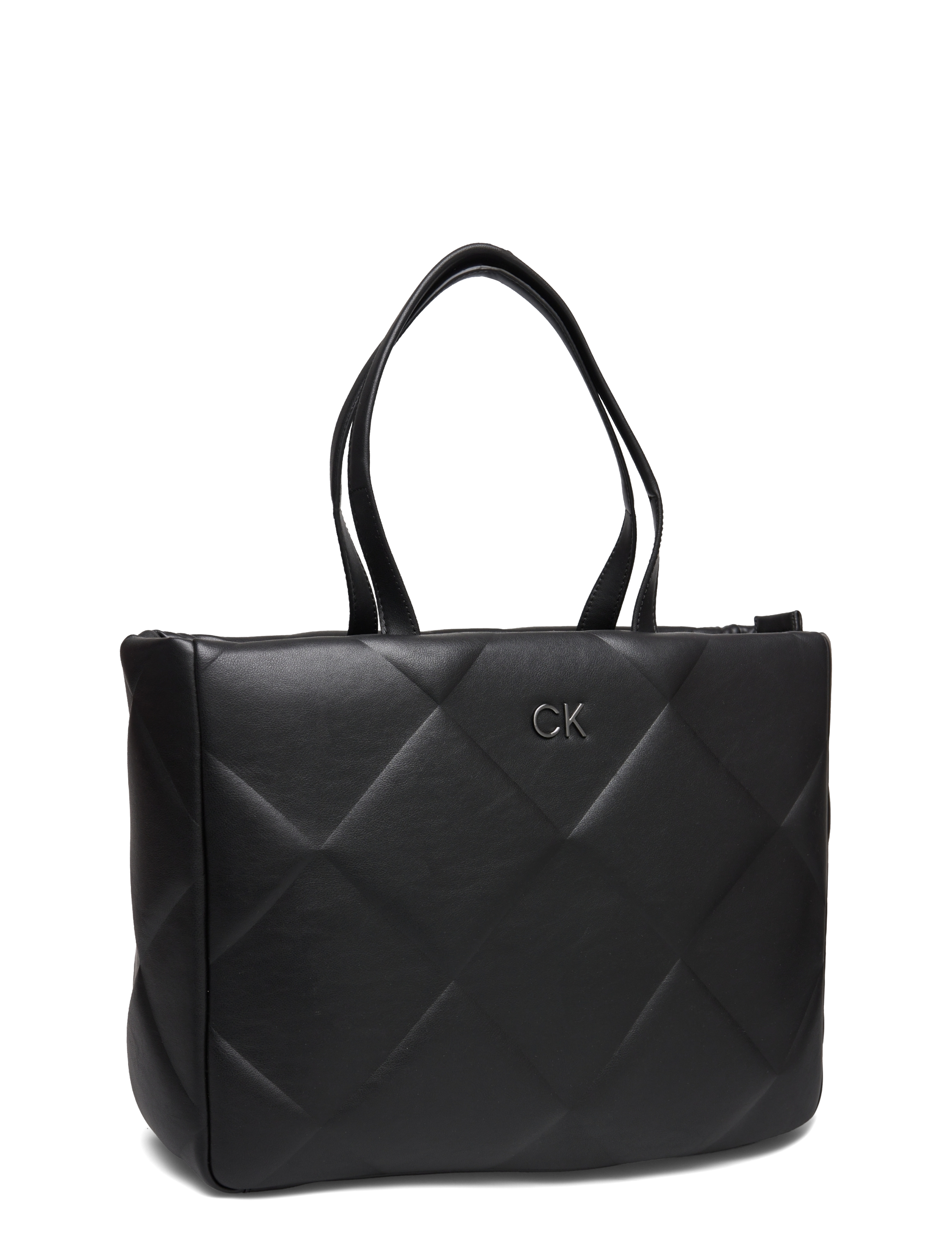 Calvin Klein - RE-LOCK QUILT TOTE LG - ck black - 2