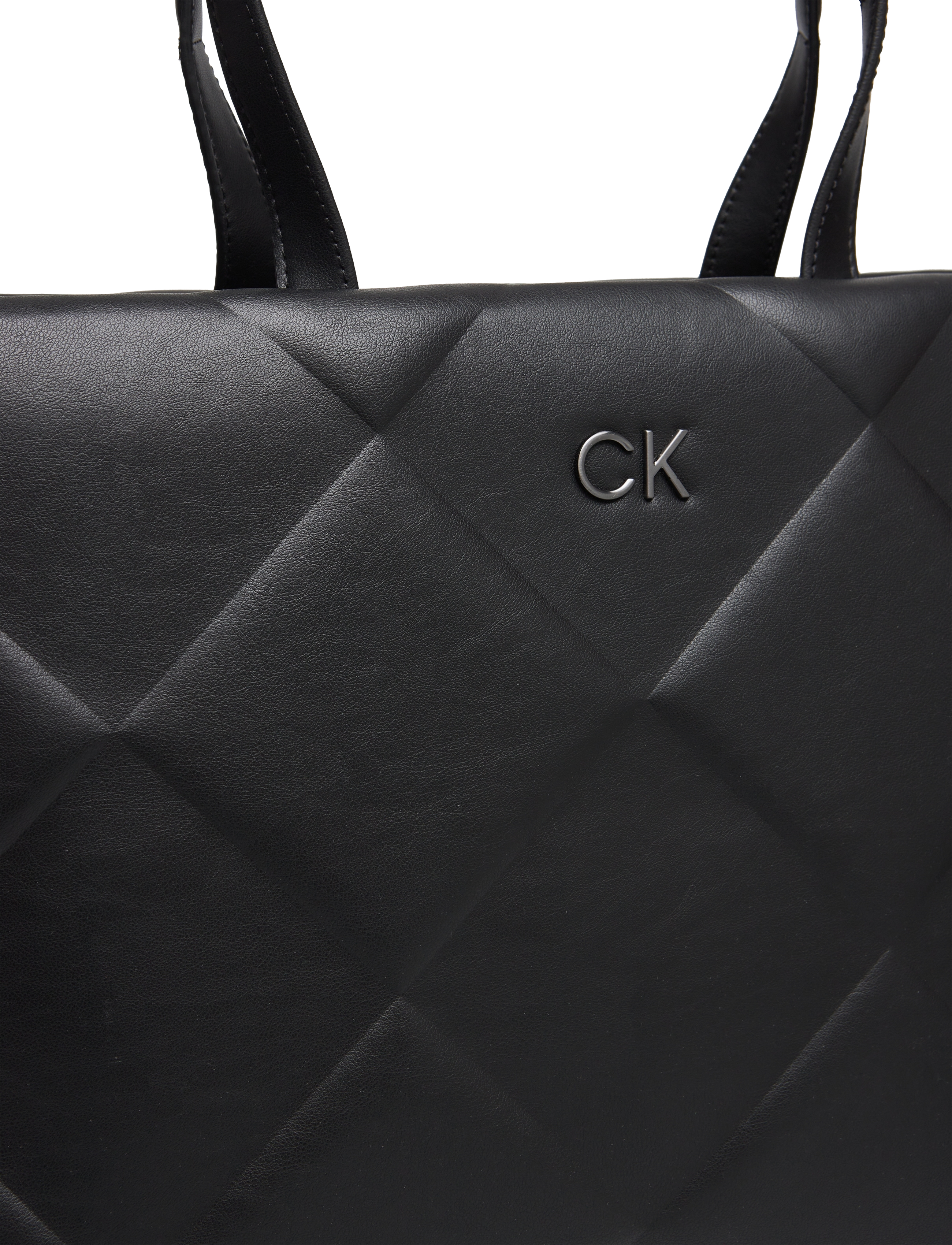 Calvin Klein - RE-LOCK QUILT TOTE LG - ck black - 3