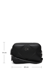 Calvin Klein - RE-LOCK QUILT CAMERA BAG - birthday gifts - ck black - 5