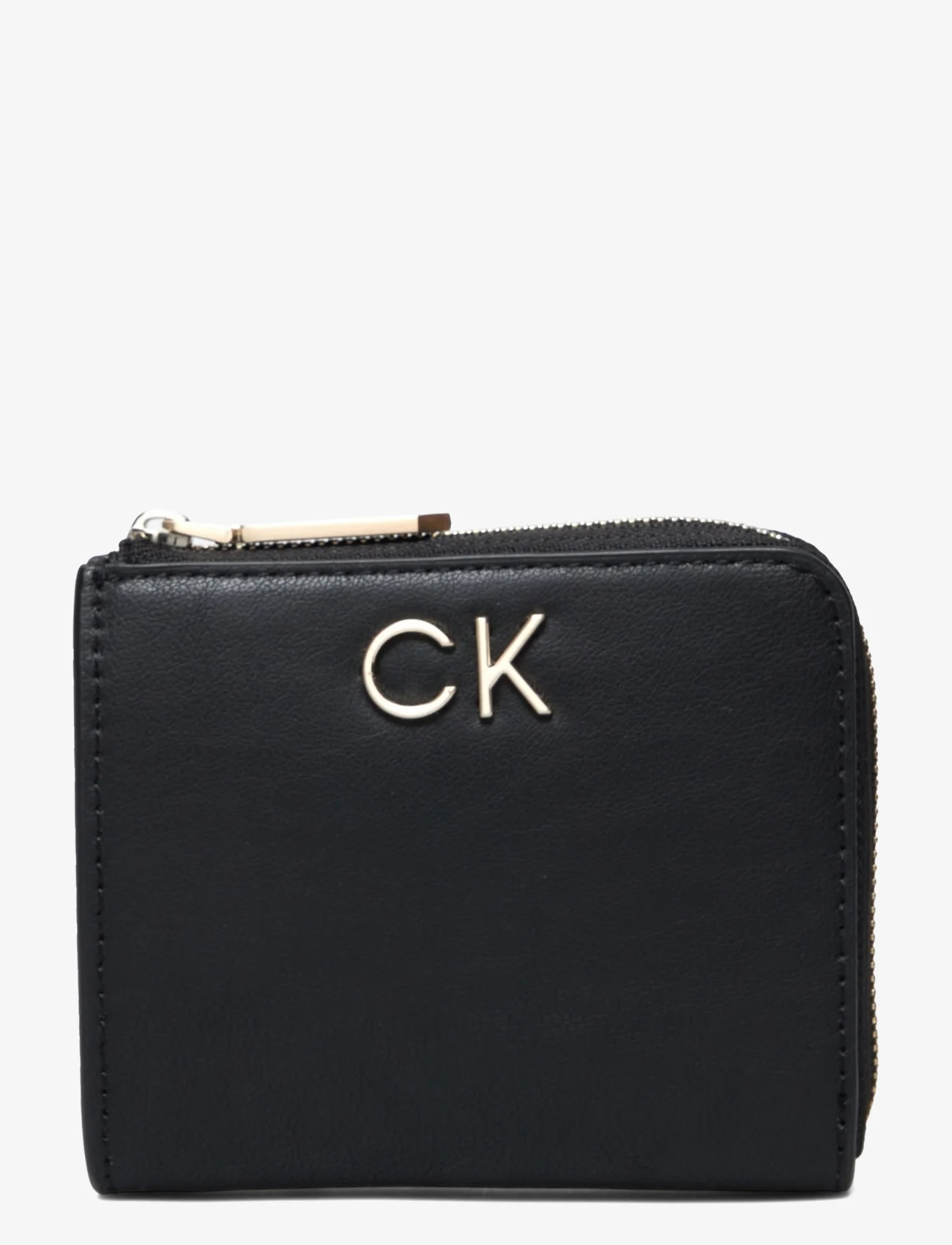 Calvin Klein - RE-LOCK ZA WALLET SM - portemonnaies - ck black - 0