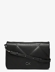 Calvin Klein - RE-LOCK QUILT SHOULDER BAG - peoriided outlet-hindadega - ck black - 0