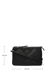 Calvin Klein - RE-LOCK QUILT CROSSBODY - dzimšanas dienas dāvanas - ck black - 5