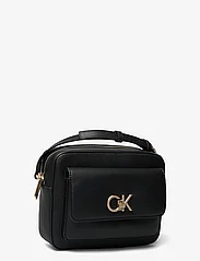 Calvin Klein - RE-LOCK CAMERA BAG W/FLAP - gimtadienio dovanos - ck black - 2