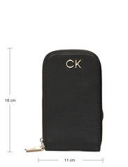 Calvin Klein - RE-LOCK PHONE CROSSBODY - mobilholdere - ck black - 4