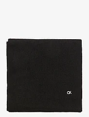 Calvin Klein - RE-LOCK KNIT SCARF 30X180 - talvesallid - ck black - 1