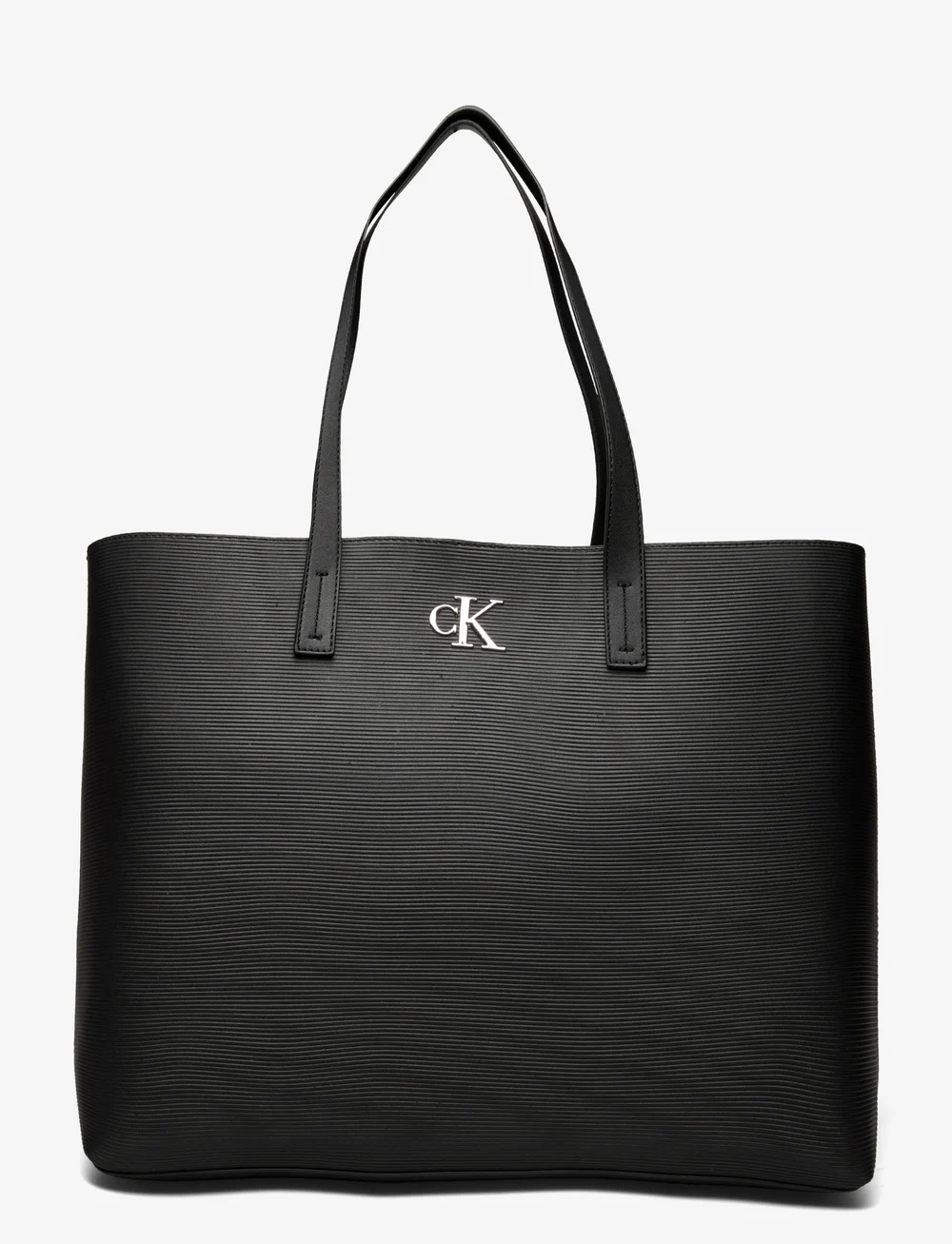 Calvin Klein Minimal Monogram Slim Tote34 T Tote Bags Boozt