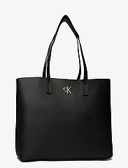 Calvin Klein - MINIMAL MONOGRAM SLIM TOTE34 T - pirkinių krepšiai - black - 2