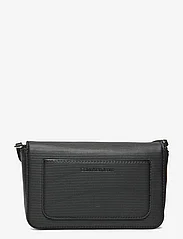 Calvin Klein - MINIMAL MONOGRAMWALLET W/STRAP T - odzież imprezowa w cenach outletowych - black - 1