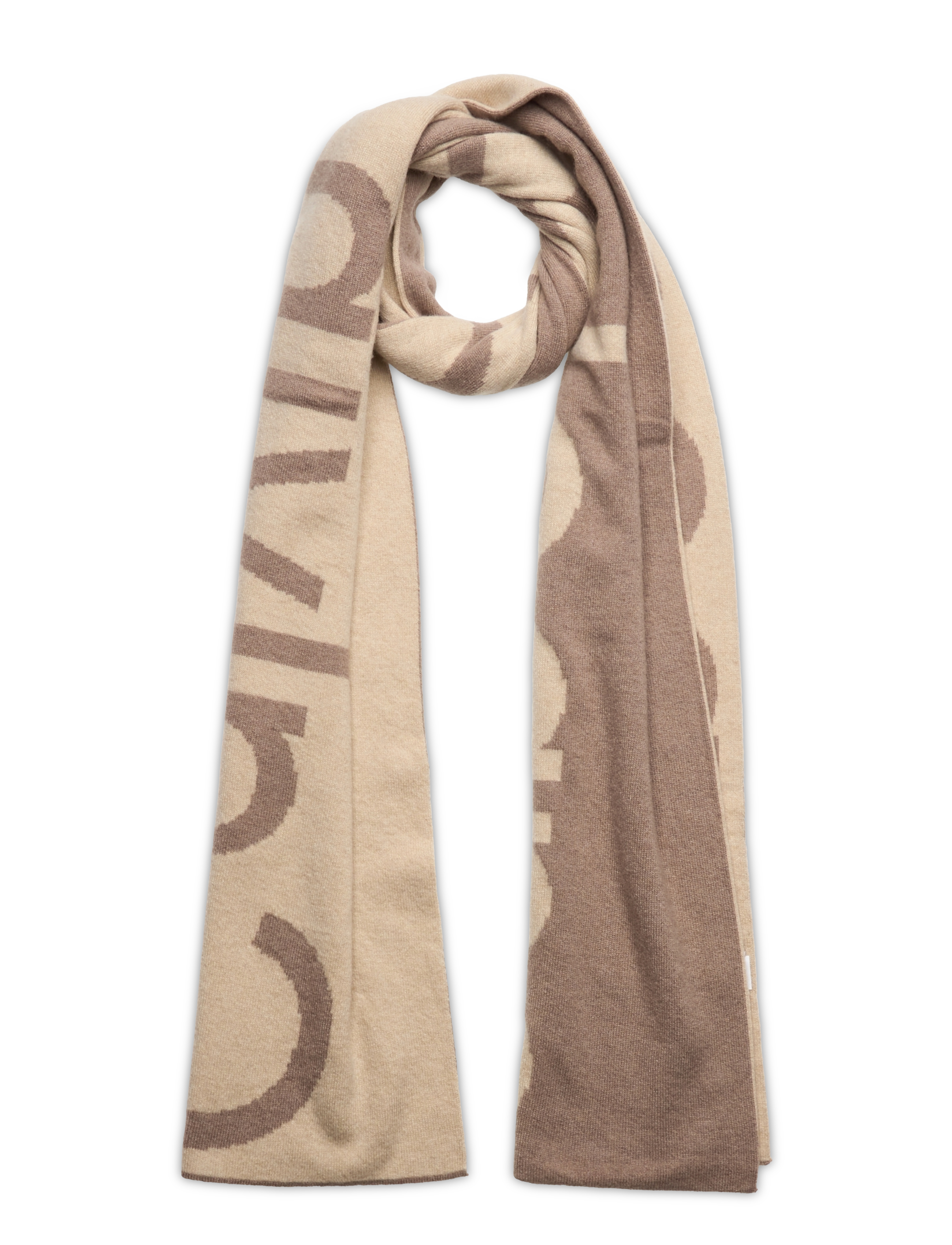 LOGO SCARF - PLAZA TAUPE