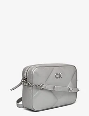 Calvin Klein - RE-LOCK QUILT CAMERA BAG_MET - women - silver - 2