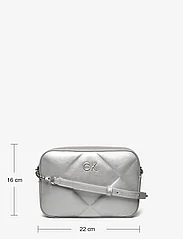 Calvin Klein - RE-LOCK QUILT CAMERA BAG_MET - women - silver - 5