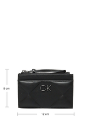 Calvin Klein - RE-LOCK QUILT CARDHOLDER - kortelių dėklai - ck black - 3