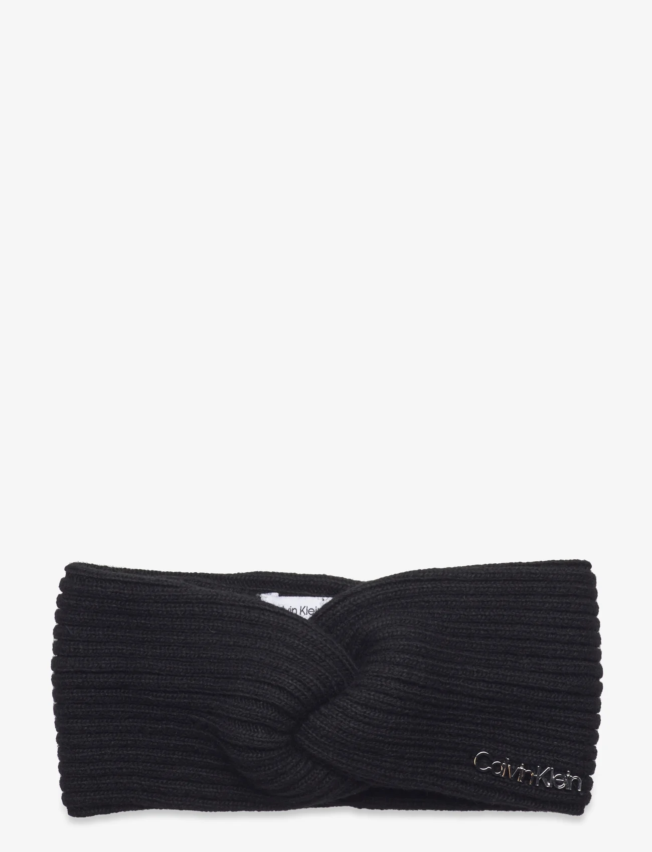 Calvin Klein - CK MUST LOGO TWISTED HEADBAND - headbands - ck black - 0