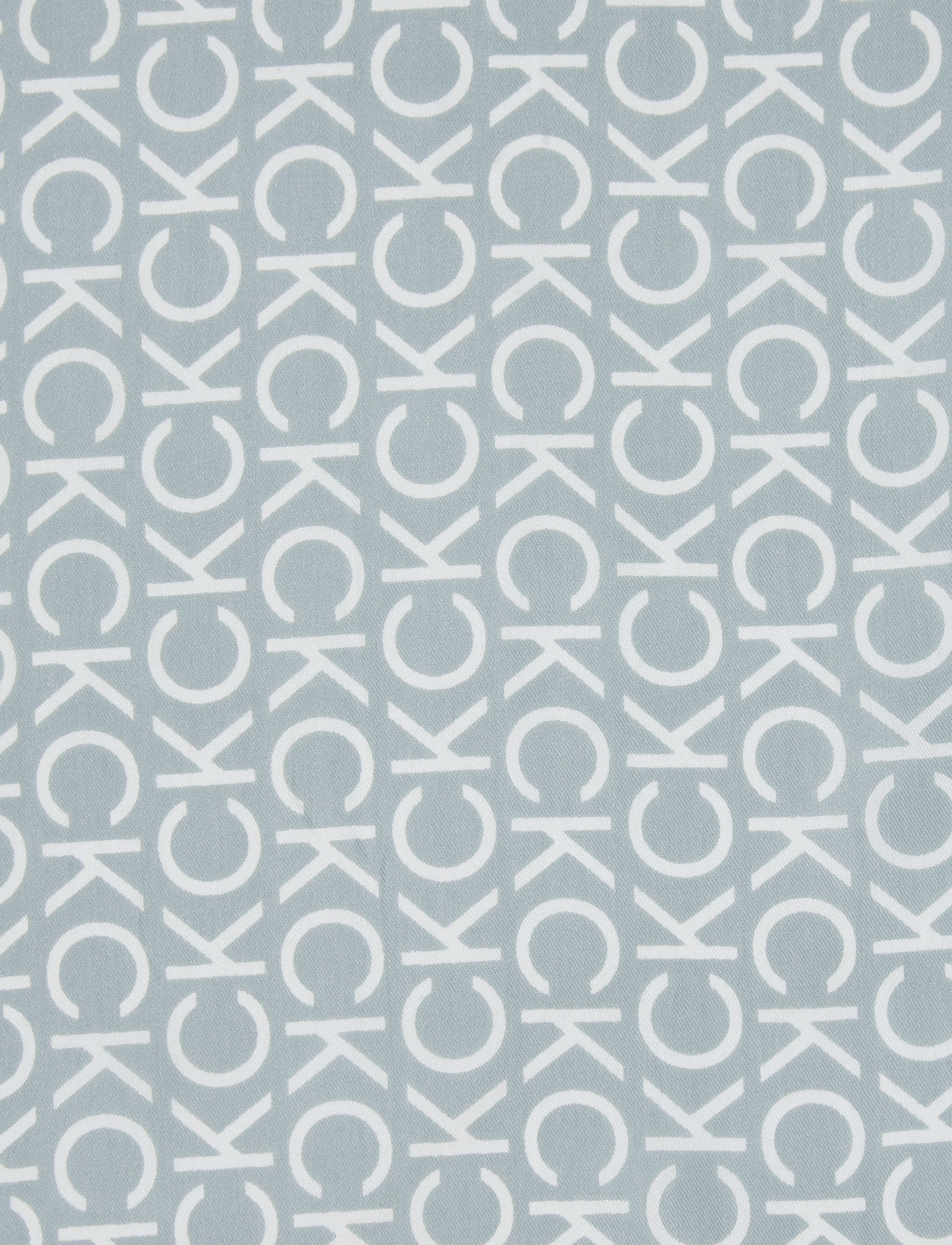 Calvin Klein - SILK MONOGRAM BANDANA 70X70 - pigeon - 2
