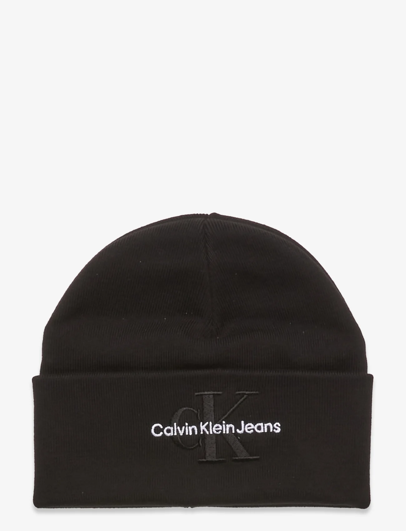 Calvin Klein - GIFTING LOGO BEANIE/SCARF - kaulahuivit - black - 1