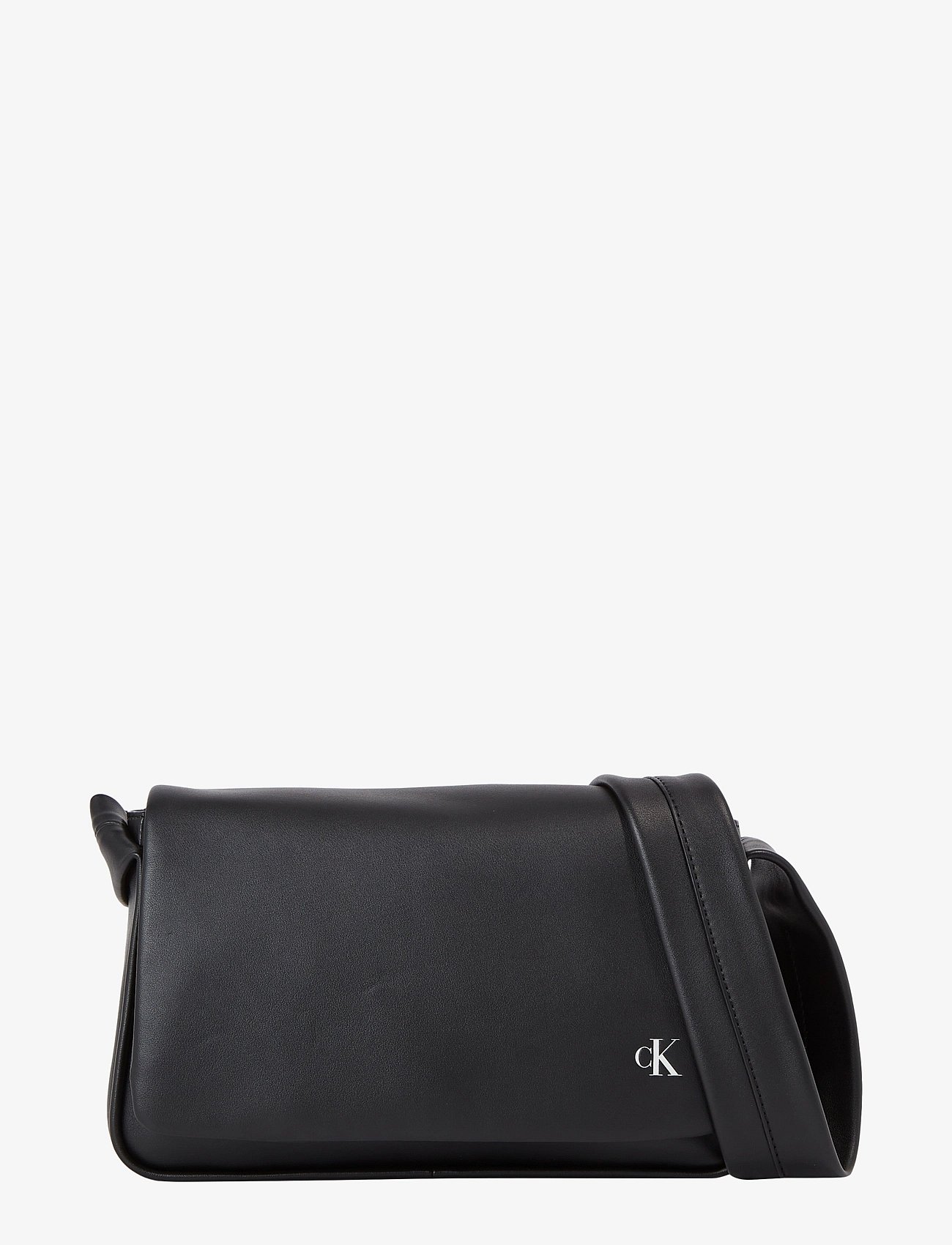 BLOCK FLAP SHOULDERBAG25 PU