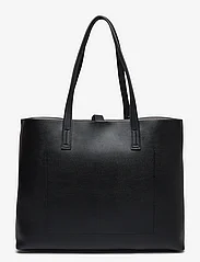Calvin Klein - MINIMAL MONOGRAM SLIM TOTE34 - pirkinių krepšiai - black - 1