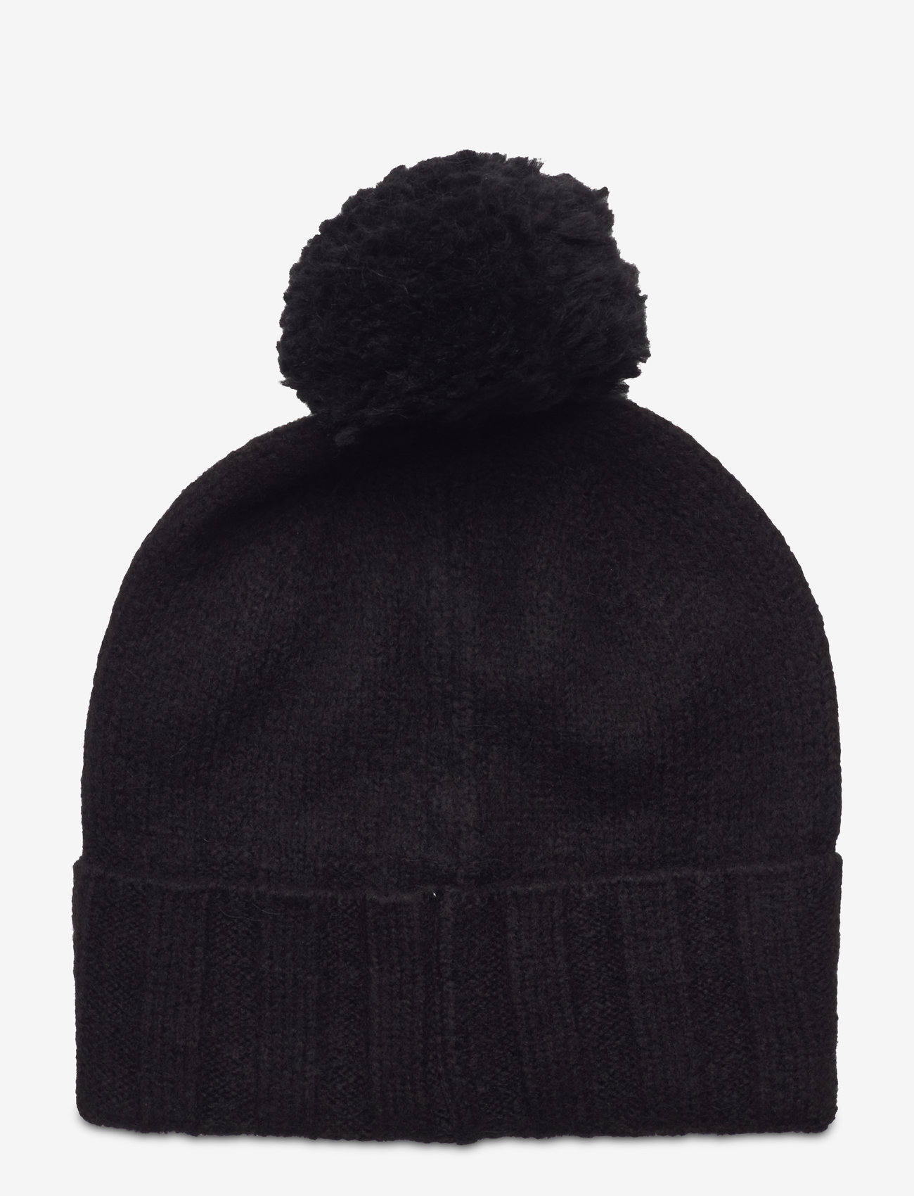 Calvin Klein - LABEL DEFINE RIB BEANIE W/POMPOM - ck black - 1